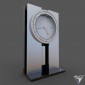 desk watches SEIKO QHN005SN Hi-Tech (art QHN005SN)